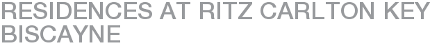 Residences at Ritz Carlton Key Biscayne